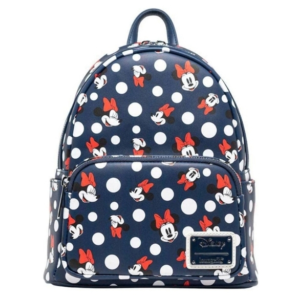 Disney Parks Loungefly Minnie Mouse Mini Backpack
